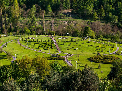 Санаторий «Заря», Кисловодск. Территория